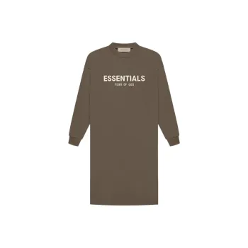 Fear Of God Essentials Women's L/S Tee Dress Wood