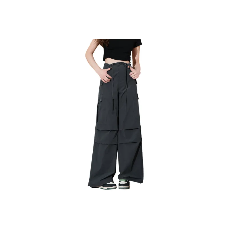Tonlion Casual Pants Women's Cool Dark Gray-0