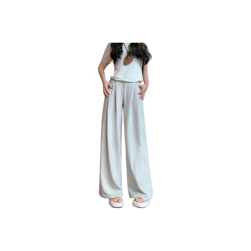 Dior Beauty Casual Pants Women's Silver Gray-0