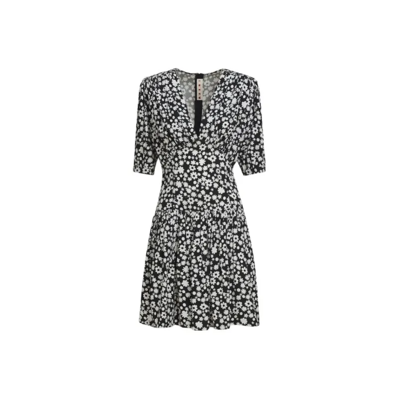 MARNI Floral print Mini Dress-0