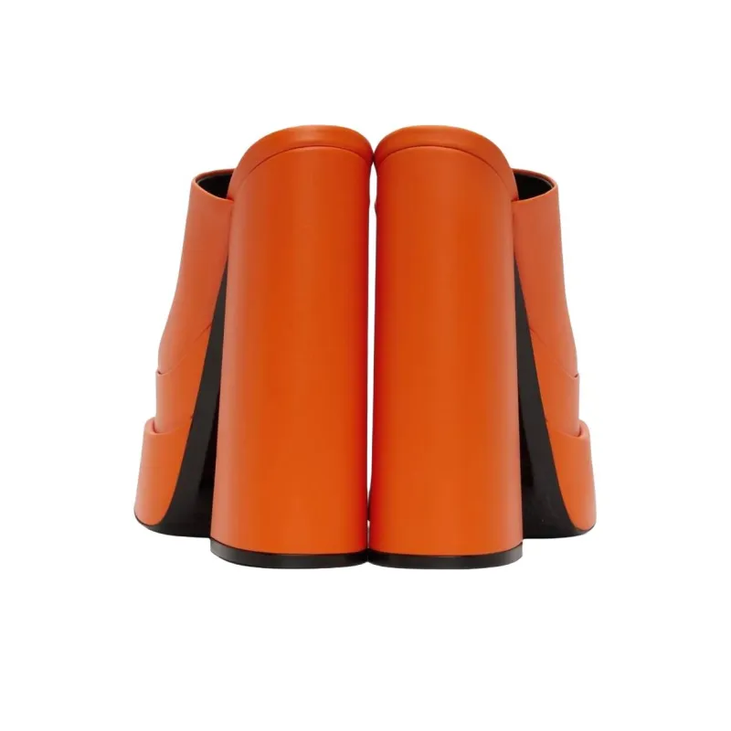 FANSIZHE Slide Slippers Women's Orange-3