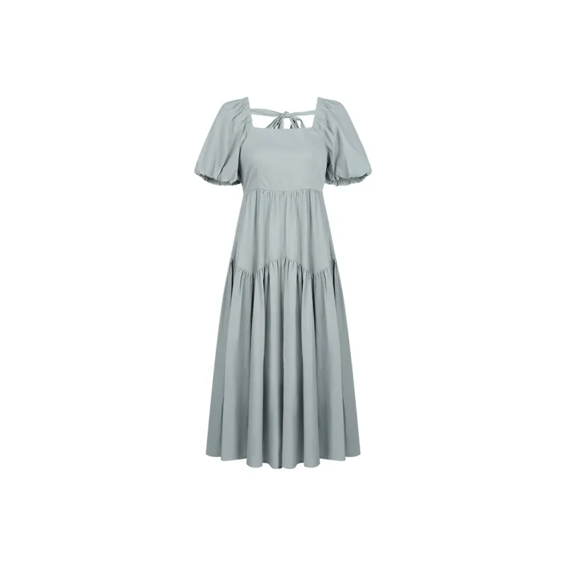 THE SEA LIFE Short Sleeved Dress Women's Mist Color-0