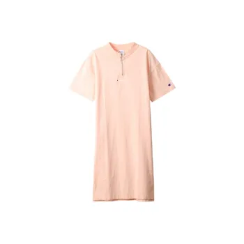 Champion Sweatshirt Style Dress Japan Version Light Pink