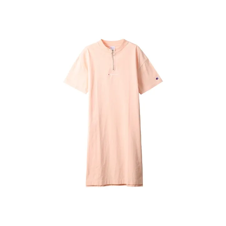 Champion Sweatshirt Style Dress Japan Version Light Pink-0