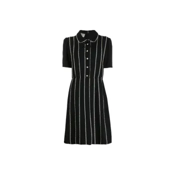 GUCCI SS23 Short Sleeved Dresses Women's Black
