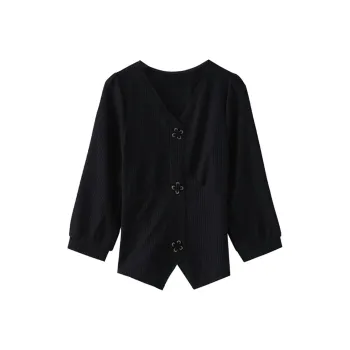 Ning Cai Yuer Shirts Women's Black