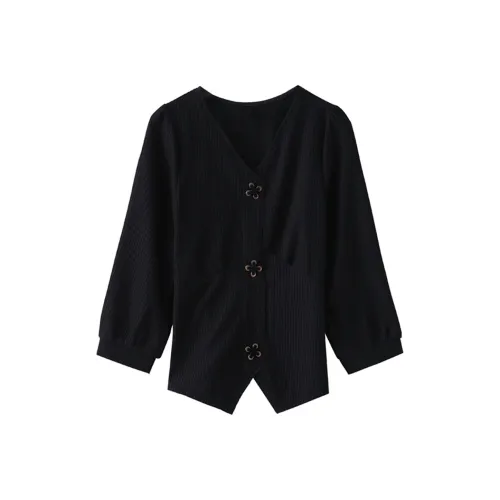 Ning Cai Yuer Shirts Women's Black