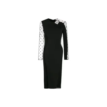 Stella McCartney Long-Sleeved Dresses Women's Black