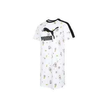 PUMA Short Sleeved Dresses Women's White