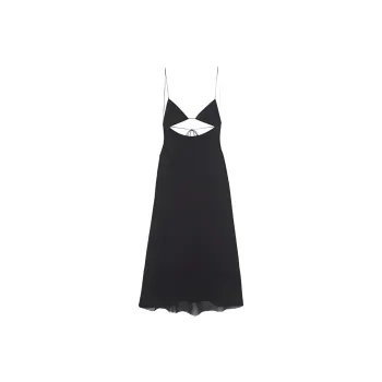 SAINT LAURENT Cut out Midi Dress