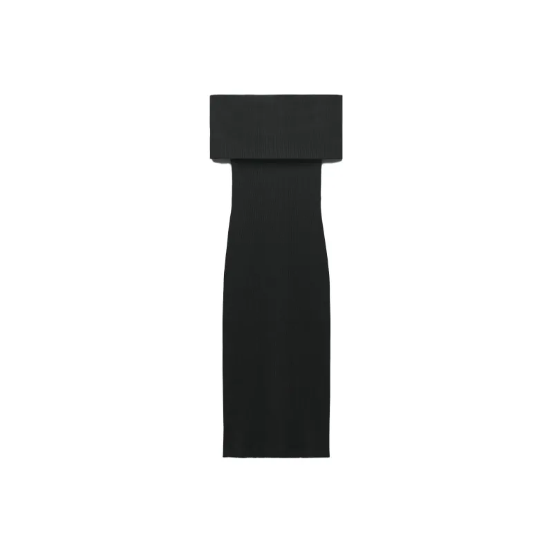 ZARA Short-Sleeved Dresses Women's Black-0