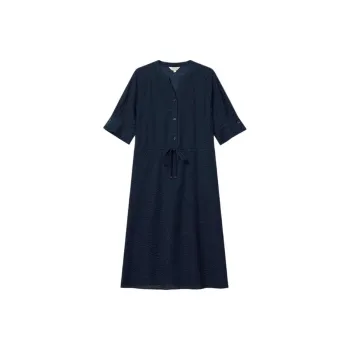 HAZZYS Short Sleeved Dress Women's Navy Blue