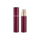 Black Crow Classic Stripes Portable Bottom Direct Charging Perfume Travel Bottle Rouge