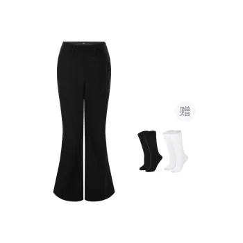 BSEVENI Casual Pants Women's Black
