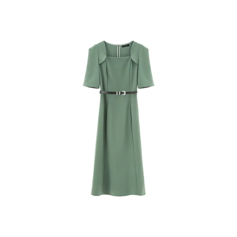 NINE WEST Short Sleeved Dresses Women's Green-0