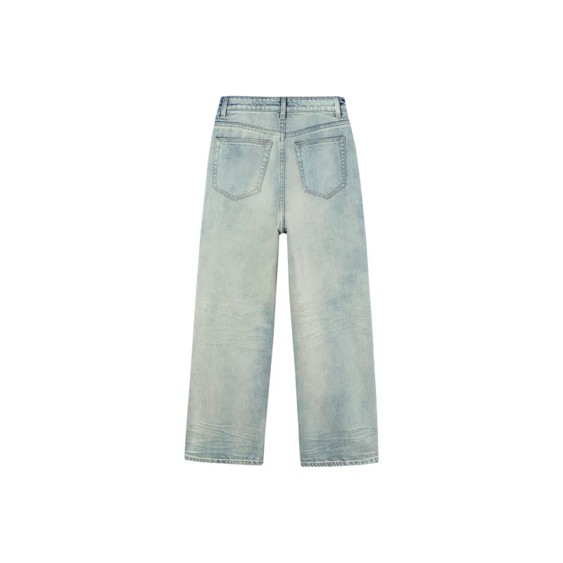 Ouyang Jeans Women's Light Blue Gray-1