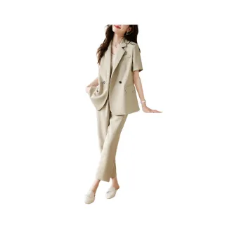 Mo Han Yi Mei Business Suit Women's Cream Apricot