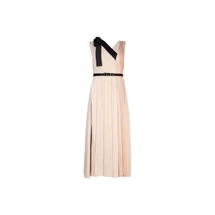 PRADA SS20 Sleeveless Dress Women's Pink-0