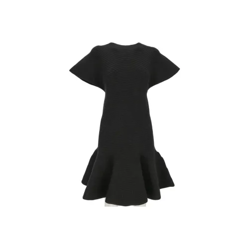 Alaia Circular Rib Mini Dress
