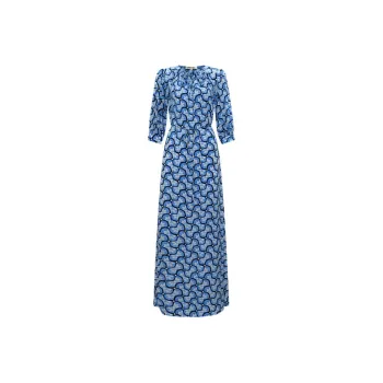 DVF Diane Von Furstenberg Drogo Graphic print Maxi Dress