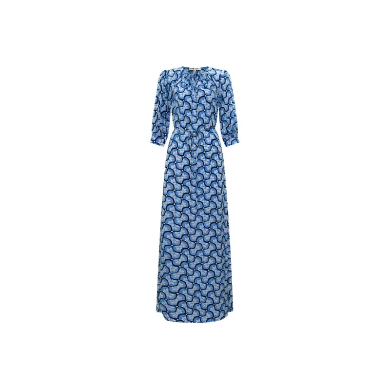 DVF Diane Von Furstenberg Drogo Graphic print Maxi Dress-0