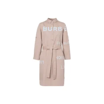Burberry 2000s Logo print Shirtdress