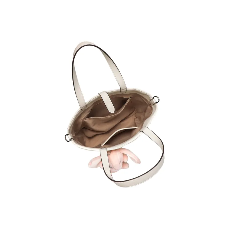 OCTSUI PU Handbag Women's Pink/White-10