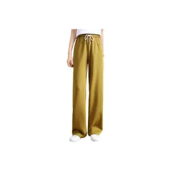 XWI Casual Pants Women's Yellow Green