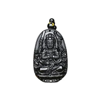 Liu Jinfu Obsidian Necklaces Unisex