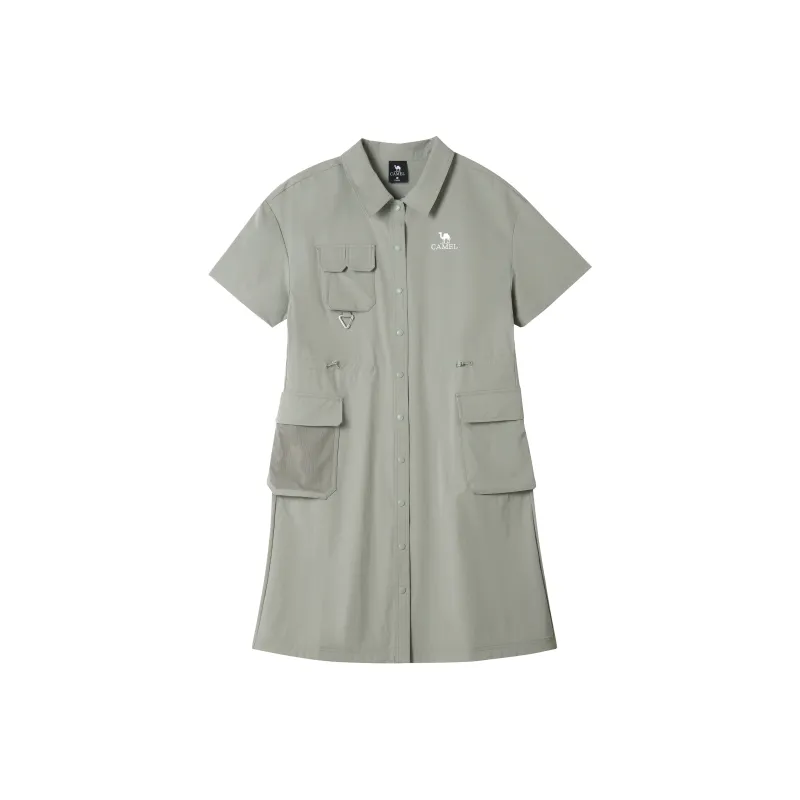 CAMEL Urban Function Series Short Sleeved Dresses Women's-0