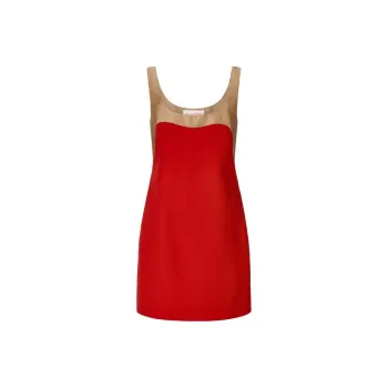 Valentino SS23 Slip Dress Women's Red