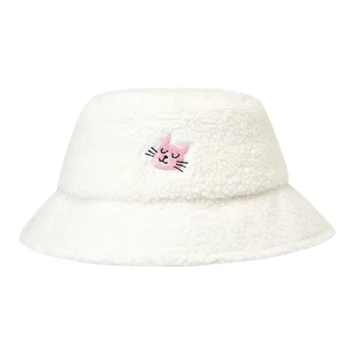 Skechers Fabric, Sherpa Bucket Hats Kids' White