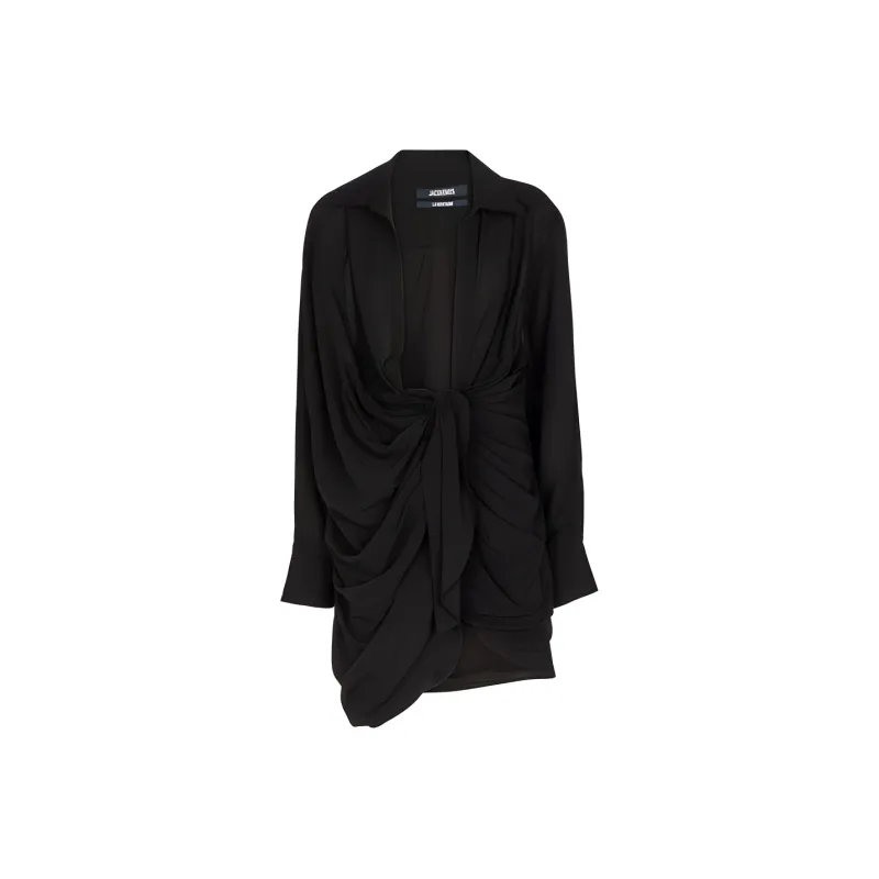 Jacquemus La Robe Bahia 'Black'-0