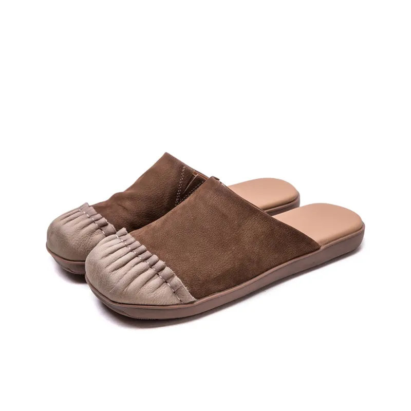 Jay Rubber Sole Closed Toe Slippers Women's-6