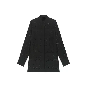 Givenchy Shirt Dress 'Perforated Bandana Print'