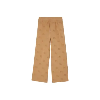 Burberry EKD Embroidered Wide Leg Track Pants