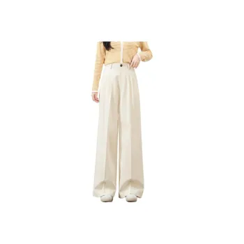 FAWENXIANGZI Casual Pants Women's Apricot