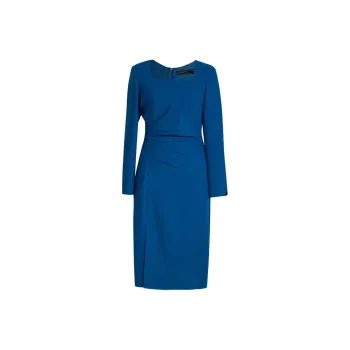 ROEYSHOUSE Long-Sleeved Dresses Women's Peacock Blue
