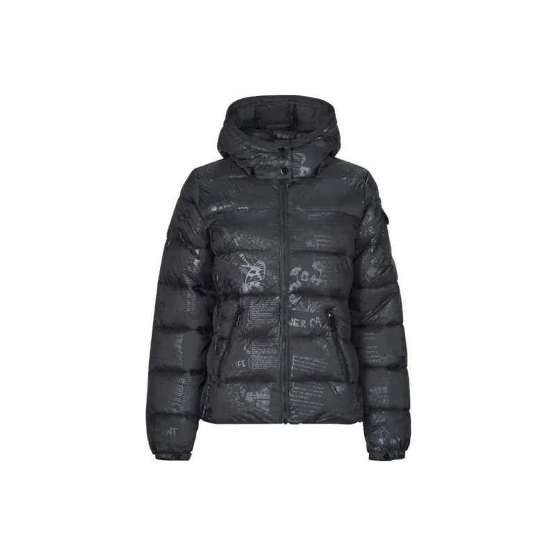 Desigual Puffer Jacket Women's Black-0