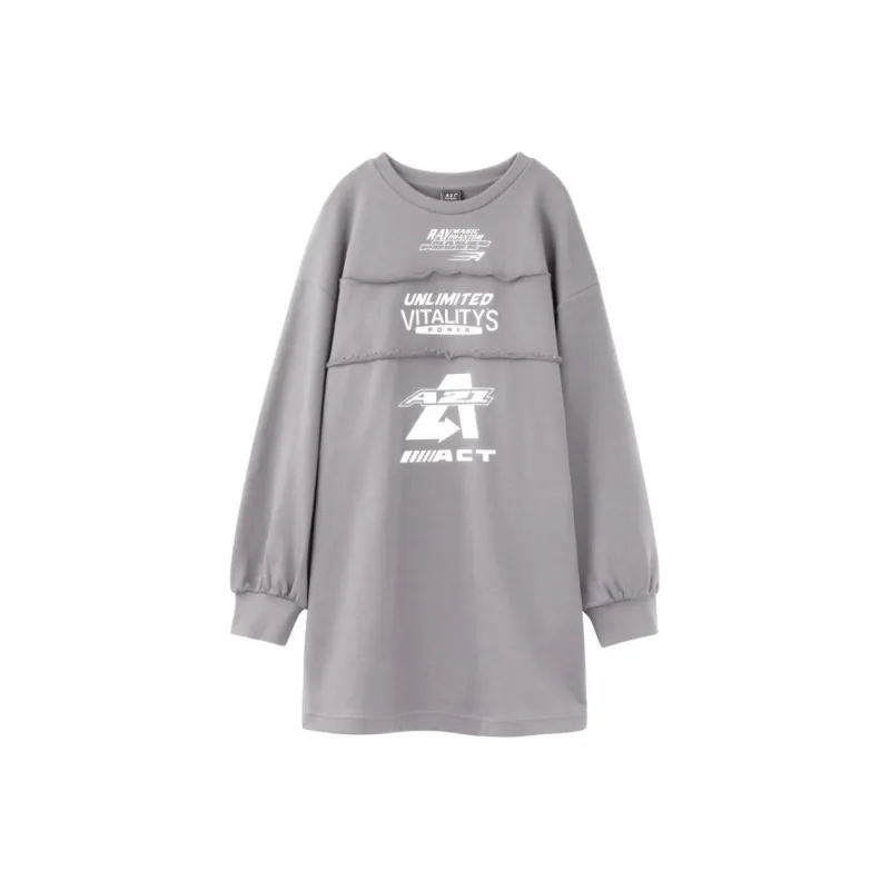 A21 Long Sleeved Dresses Women's-2