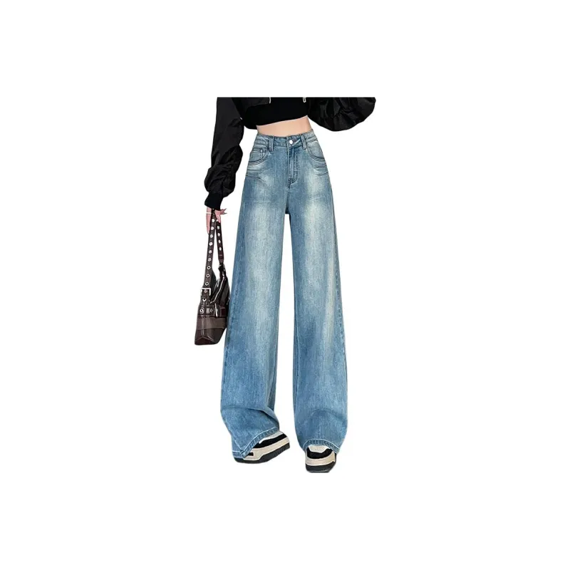 Oudifu Jeans Women's Light Blue-2