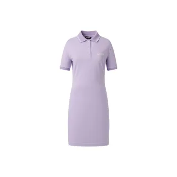Nerdy Short Sleeved Dresses Women's Light Purple