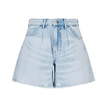 EMPORIO ARMANI Distressed Denim Shorts