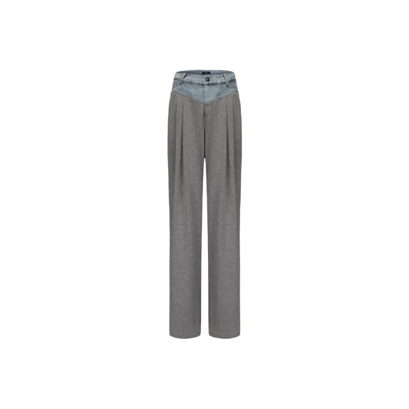 GIMING Jeans Women's Gray+Blue-0