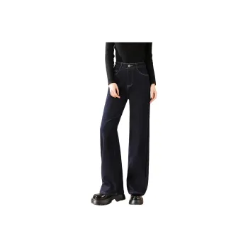 TERRE BLEUE Jeans Women's Dark Blue