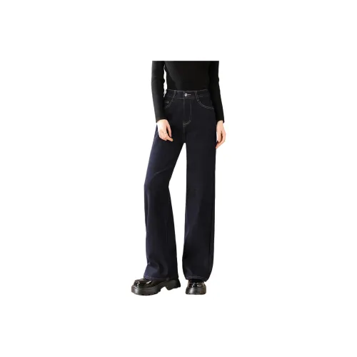 TERRE BLEUE Jeans Women's Dark Blue
