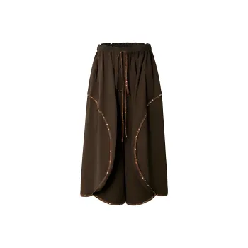 Udon House Casual Pants Women's Brown