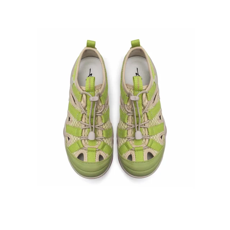 Mule Donkey Slip Resistant Waterproof River Trekking Shoes Unisex Light Grass Green-4