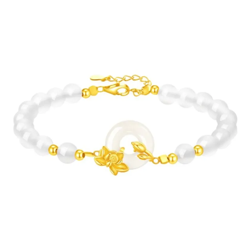 Lao Feng Xiang Chalcedony Bracelets Women's-0