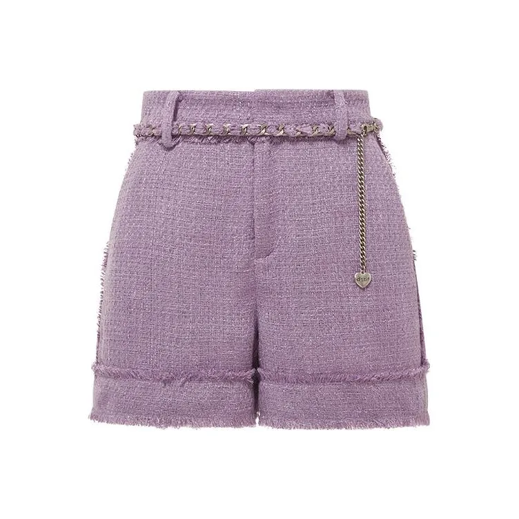 D'zzit SS23 Casual Shorts Women's Purple-0